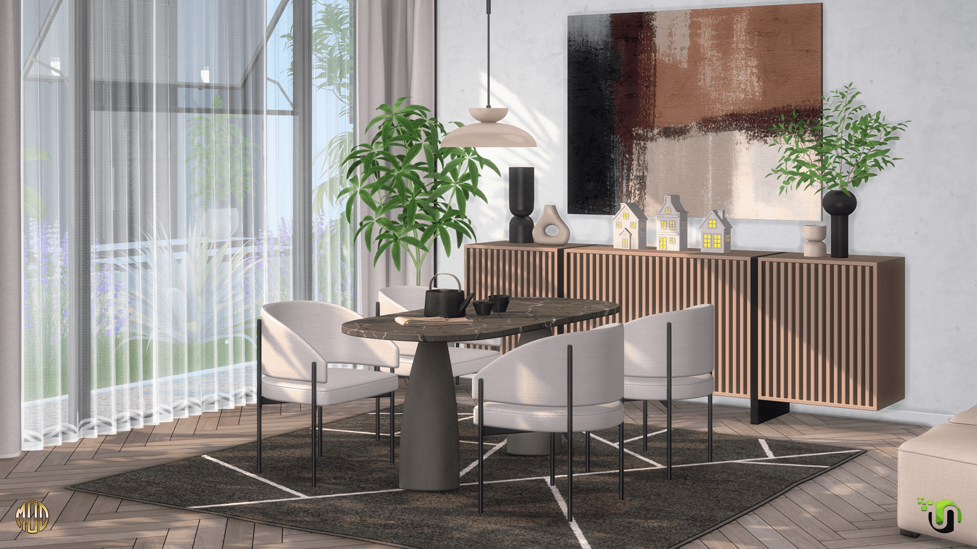 Галерея мода Набор для столовой Wind Dining Room #1